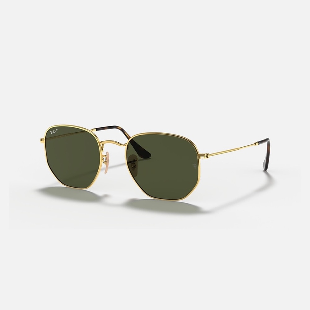 Ray-Ban Classic Gold Frame with Green Lenses
